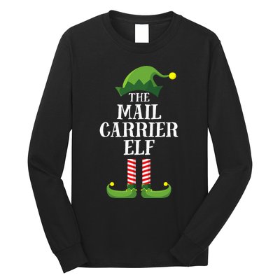 Mail Carrier Elf Matching Family Group Christmas Party Pj Long Sleeve Shirt