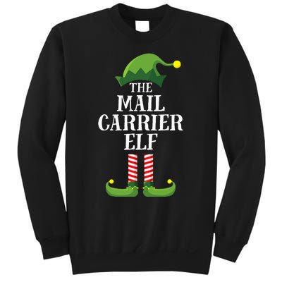 Mail Carrier Elf Matching Family Group Christmas Party Pj Sweatshirt