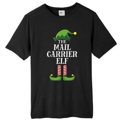 Mail Carrier Elf Matching Family Group Christmas Party Pj Tall Fusion ChromaSoft Performance T-Shirt