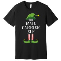 Mail Carrier Elf Matching Family Group Christmas Party Pj Premium T-Shirt