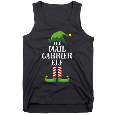 Mail Carrier Elf Matching Family Group Christmas Party Pj Tank Top