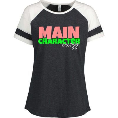 Main Character Energy SMH Specialties Enza Ladies Jersey Colorblock Tee