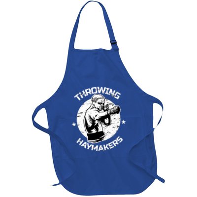 Mma Cage Fighter Throwing Haymakers Mixed Martial Arts Gift Apron