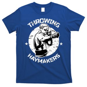 Mma Cage Fighter Throwing Haymakers Mixed Martial Arts Gift T-Shirt