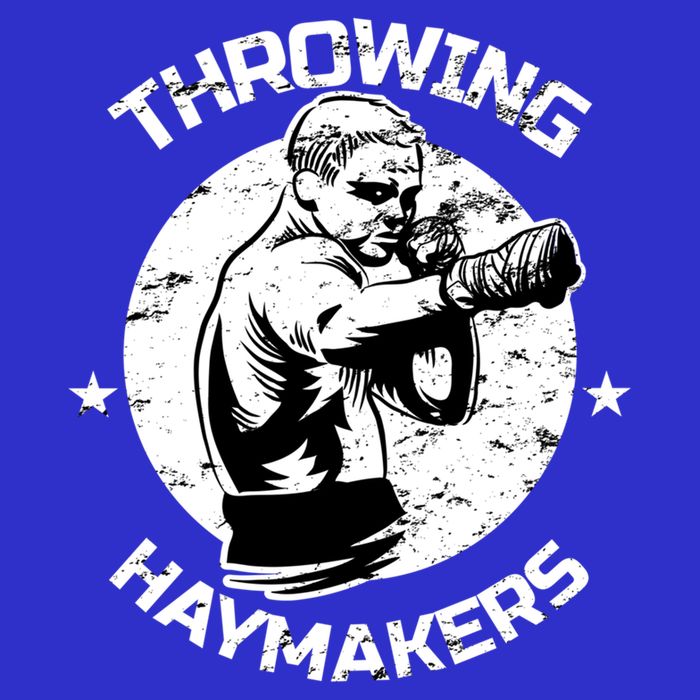 Mma Cage Fighter Throwing Haymakers Mixed Martial Arts Gift T-Shirt