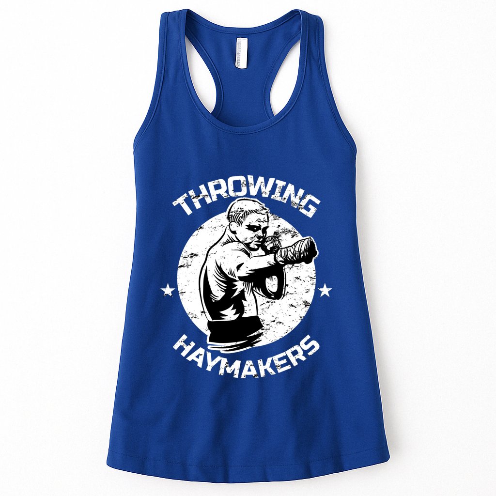 Mma Cage Fighter Throwing Haymakers Mixed Martial Arts Gift Womens Tank Top
