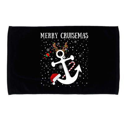 Merry Cruisemas Funny Cruise Ship Matching Family Christmas Cool Gift Microfiber Hand Towel