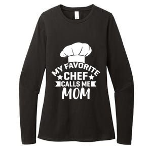 Mom Cooking Funny Quote Chef Humor Sayings Gift Womens CVC Long Sleeve Shirt