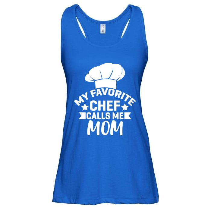 Mom Cooking Funny Quote Chef Humor Sayings Gift Ladies Essential Flowy Tank