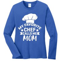 Mom Cooking Funny Quote Chef Humor Sayings Gift Ladies Long Sleeve Shirt