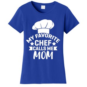 Mom Cooking Funny Quote Chef Humor Sayings Gift Women's T-Shirt