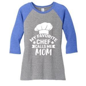 Mom Cooking Funny Quote Chef Humor Sayings Gift Women's Tri-Blend 3/4-Sleeve Raglan Shirt