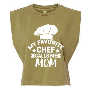 Mom Cooking Funny Quote Chef Humor Sayings Gift Garment-Dyed Women's Muscle Tee