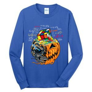 Melting Cube Funny Rubik Rubix Rubics Player Cube Halloween Gift Tall Long Sleeve T-Shirt