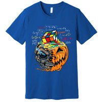 Melting Cube Funny Rubik Rubix Rubics Player Cube Halloween Gift Premium T-Shirt