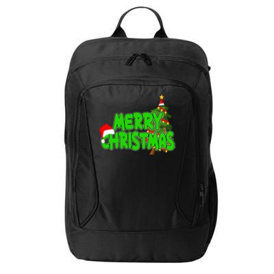 Merry Christmas Festive Holiday City Backpack