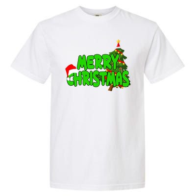 Merry Christmas Festive Holiday Garment-Dyed Heavyweight T-Shirt