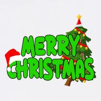 Merry Christmas Festive Holiday Cooling Performance Crew T-Shirt
