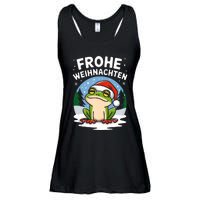 Merry Christmas Frog Frohe Weihnachten Tank Top Ladies Essential Flowy Tank