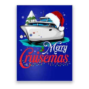 Merry Cruisemas Funny Cruise Ship Family Christmas Funny Gift Meaningful Gift Poster