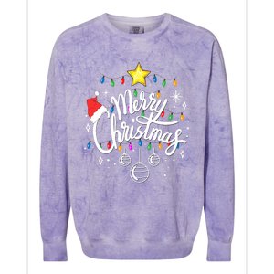 Merry Christmas Family Funny Christmas Xmas Colorblast Crewneck Sweatshirt