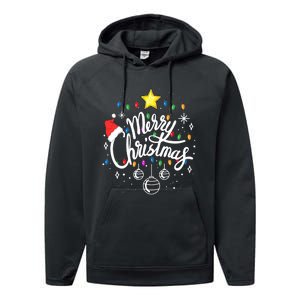 Merry Christmas Family Funny Christmas Xmas Performance Fleece Hoodie