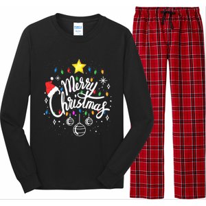 Merry Christmas Family Funny Christmas Xmas Long Sleeve Pajama Set