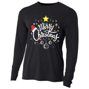 Merry Christmas Family Funny Christmas Xmas Cooling Performance Long Sleeve Crew