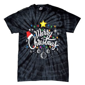 Merry Christmas Family Funny Christmas Xmas Tie-Dye T-Shirt