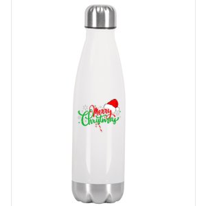 Merry Christmas Funny Christmas Gift Stainless Steel Insulated Water Bottle