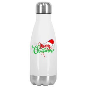 Merry Christmas Funny Christmas Gift Stainless Steel Insulated Water Bottle