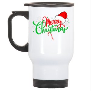 Merry Christmas Funny Christmas Gift Stainless Steel Travel Mug