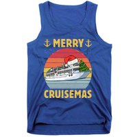 Merry Cruisemas Funny Cruise Ship Family Christmas Vintage Funny Gift Tank Top