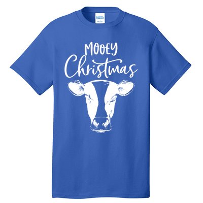 Mooey Christmas Funny Christmas Cow Gift Tall T-Shirt