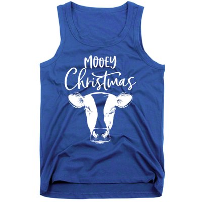 Mooey Christmas Funny Christmas Cow Gift Tank Top