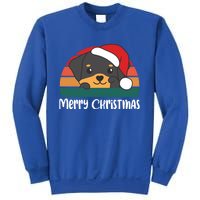 Merry Christmas Funny Rottweiler Christmas Gift Sweatshirt