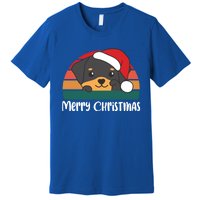 Merry Christmas Funny Rottweiler Christmas Gift Premium T-Shirt