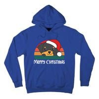 Merry Christmas Funny Rottweiler Christmas Gift Tall Hoodie