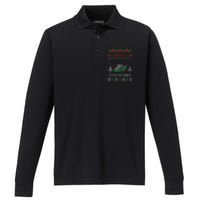 Merry Cruisemas Funny Christmas Family Cruise Matching Performance Long Sleeve Polo