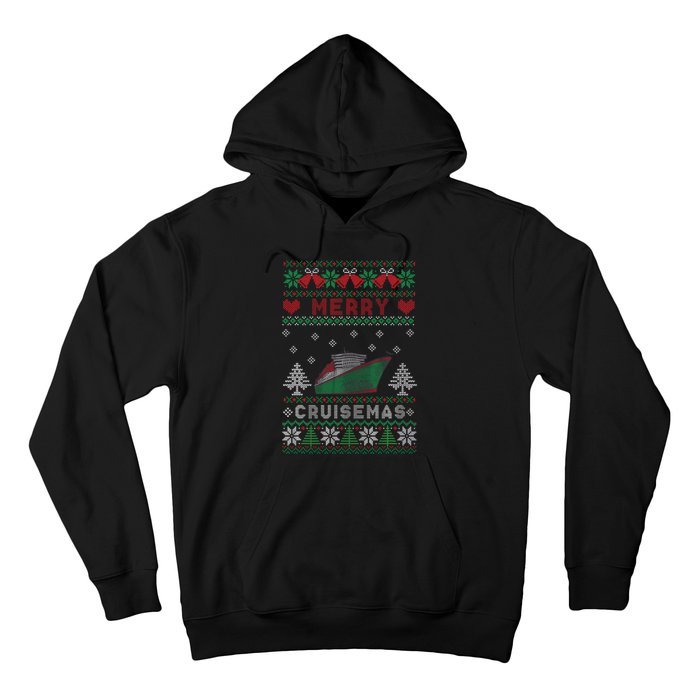 Merry Cruisemas Funny Christmas Family Cruise Matching Hoodie