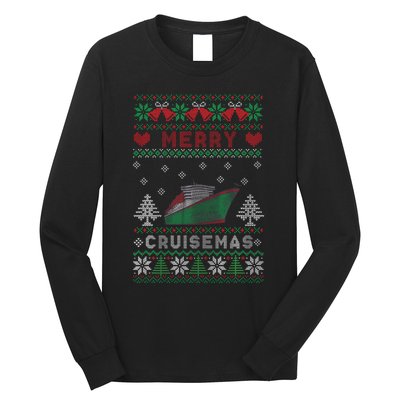 Merry Cruisemas Funny Christmas Family Cruise Matching Long Sleeve Shirt