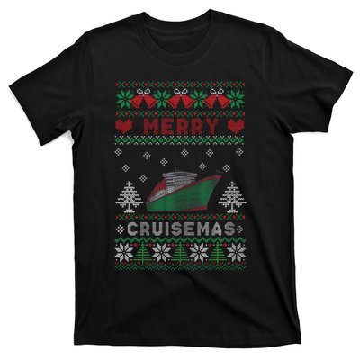 Merry Cruisemas Funny Christmas Family Cruise Matching T-Shirt