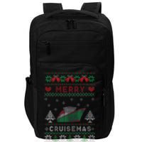 Merry Cruisemas Funny Christmas Family Cruise Matching Impact Tech Backpack