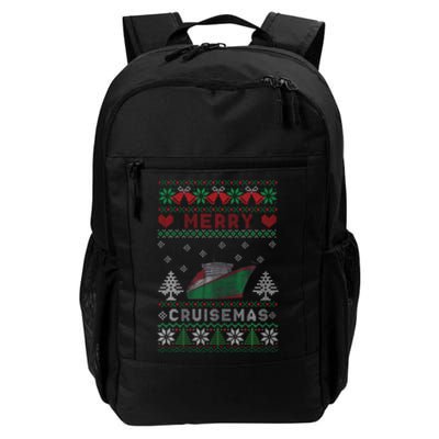 Merry Cruisemas Funny Christmas Family Cruise Matching Daily Commute Backpack