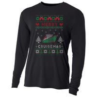 Merry Cruisemas Funny Christmas Family Cruise Matching Cooling Performance Long Sleeve Crew