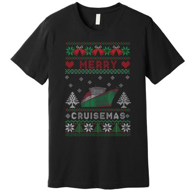 Merry Cruisemas Funny Christmas Family Cruise Matching Premium T-Shirt