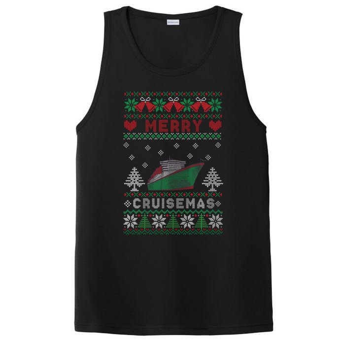 Merry Cruisemas Funny Christmas Family Cruise Matching PosiCharge Competitor Tank