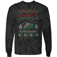 Merry Cruisemas Funny Christmas Family Cruise Matching Tie-Dye Long Sleeve Shirt