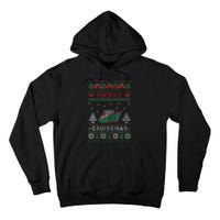 Merry Cruisemas Funny Christmas Family Cruise Matching Tall Hoodie