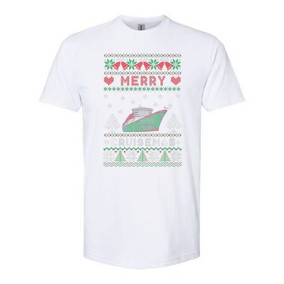 Merry Cruisemas Funny Christmas Family Cruise Matching Softstyle CVC T-Shirt